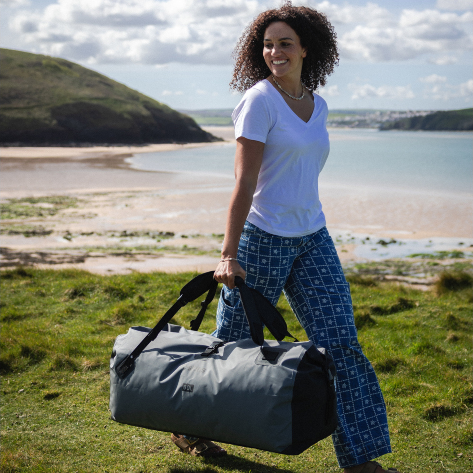 2026 C-Skins Storm Chaser 60L Dry Duffel Bag C-DBDSC60 - Storm Grey